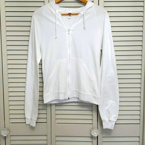 American Apparel Y2K I'm Big In Japan Graphic Hoodie, White, Sz S - Picture 2 of 10